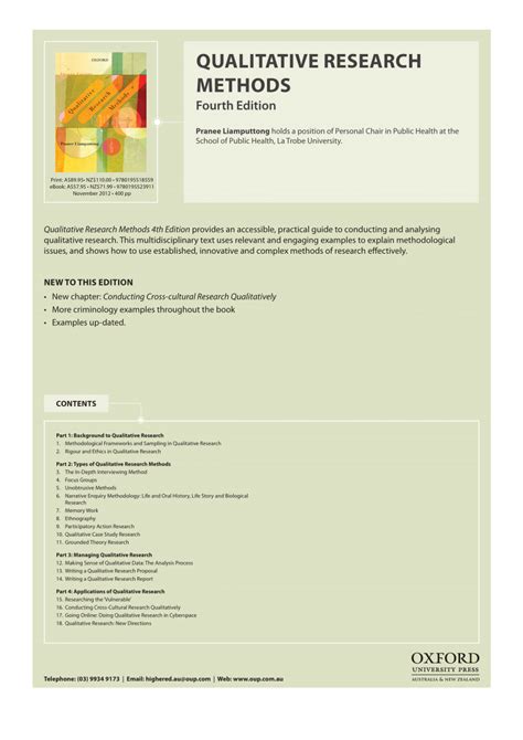 How do children and adults interpret healthy. (PDF) Qualitative research methods, 4th edition
