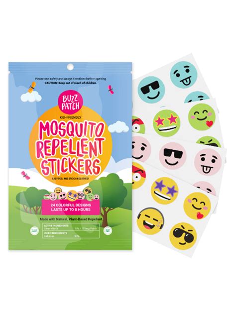 The Natural Patch Buzzpatch Mosquito Repellent Patches