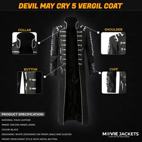 Devil May Cry Vergil Coat Dmc Mjackets