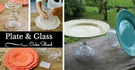 How To Make A Plate Cake Stand Easily At Home How To Make Cake Diy
