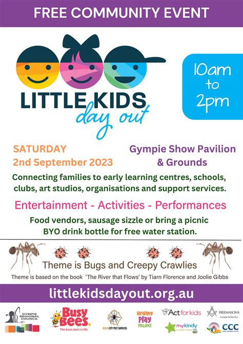 Help Us Promote Our Free Little Kids Day Out Gympie