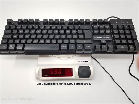Die Empire K300 Gaming Tastatur Im Test Gaming