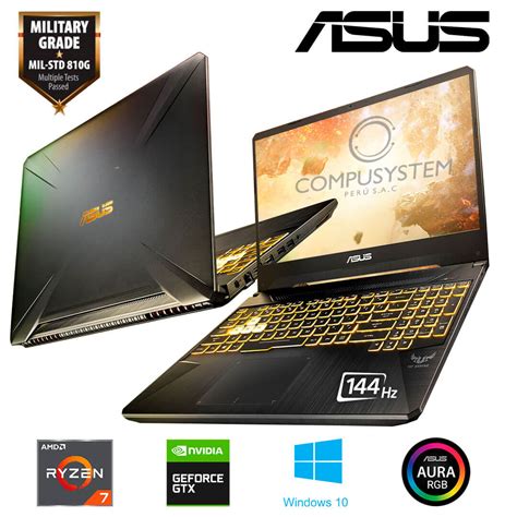 Laptop Gamer Asus Tuf Fx505dt Ryzen 7 3750h 156″ Fhd 512gb Ssd 8gb