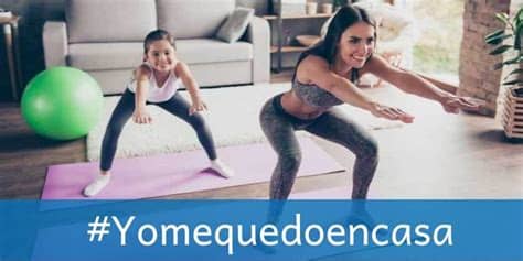 A continuación muestro una imagen ilustrando ejemplos de estos ejercicios que podemos realizar en casa: Ejercicios para estar en forma en la cuarentena
