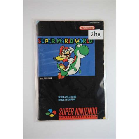 Super Mario World Manual Snes