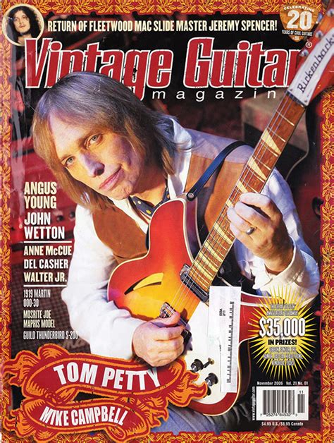 Vintage Guitar Magazine （2006） Tom Petty And The Heartbreakers Archive