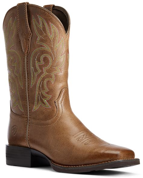 Ariat Womens Cattle Drive Western Boots Square Toe Boot Barn