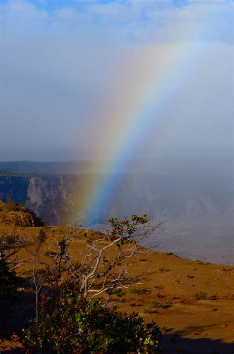 Rainbow Inside Mt Kilauea Crater Photo By Mariefel Rainbow Promise