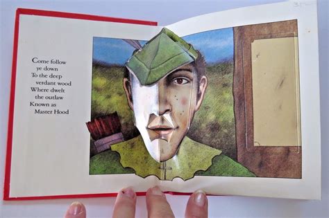 Nick Bantock Book Titled Robin Hood A Pop Up Rhyme Book Ebay