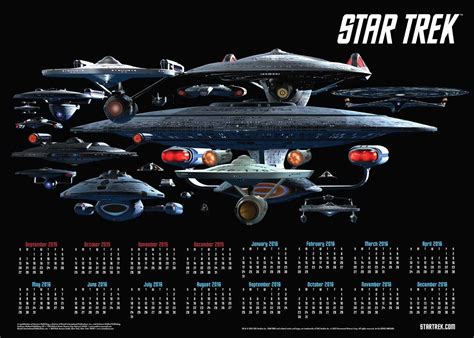 The Trek Collective Star Trek Calendar Range Revealed