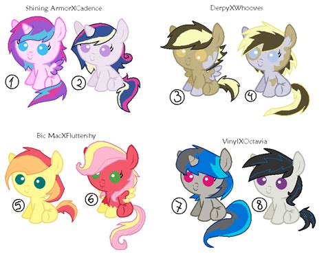 Mlp Shipped Adoptables Part 1 Closed