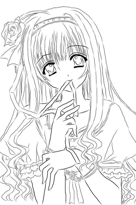 You can use our amazing online tool to color and edit the following best friend coloring pages for girls. anime coloring page - Google Search | Manga coloring book ...