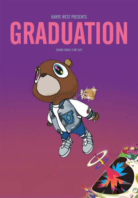 Kanye West Graduation Album Cover Poster Crowdlimfa