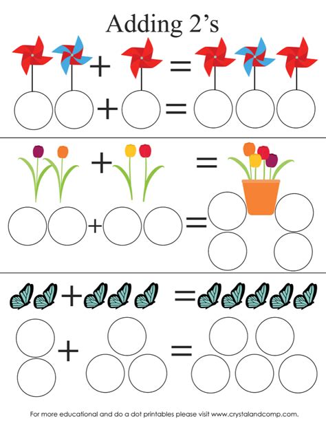 The basic math concepts that kindergarteners grasp become the foundation on which they learn advanced mathematical calculations. Preschool Do a Dot Printables: Spring