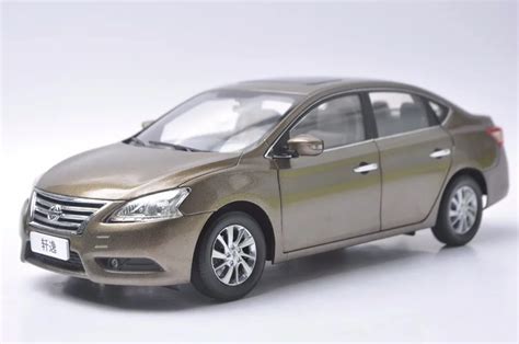 118 Diecast Model For Nissan Sylphy Color Brown Alloy Toy Car