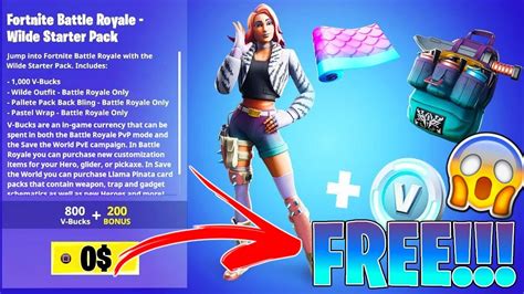 How To Get Wilde Starter Pack For Free In Fortnite Youtube