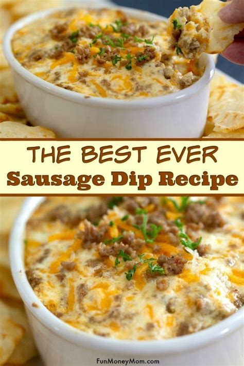 Sausage Dip With Cream Cheese And Cheddar Recipe Sausage Dip Hot