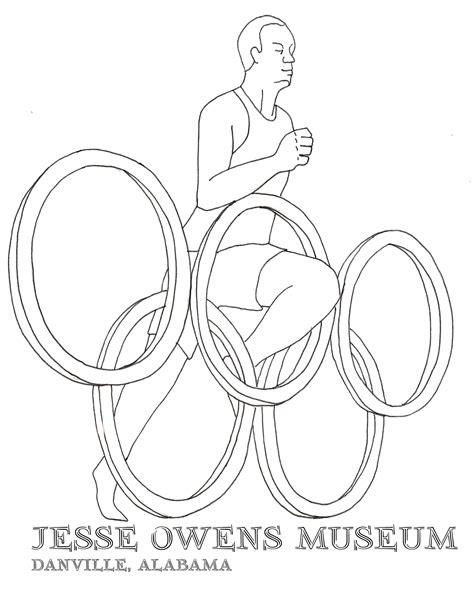 26 Jesse Owens Coloring Page SiadaHojwal