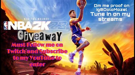 Nba 2k23 Giveaway Look In Description For Instructions Youtube