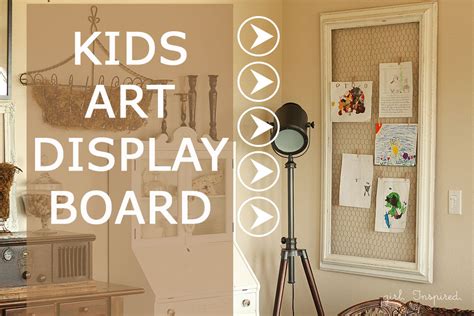 Kids Art Display Board Girl Inspired