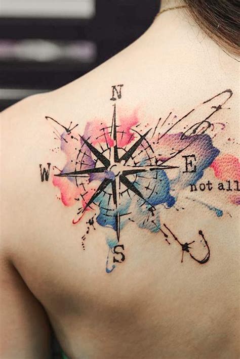 Wanderlust Inked Compass Tattoo Inspirations For Travel Enthusiasts