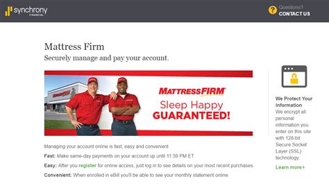 Mattress firm is a company that provides financing to a variety of customers. Mattress Firm Credit Card Payment Options - Rates and Fees