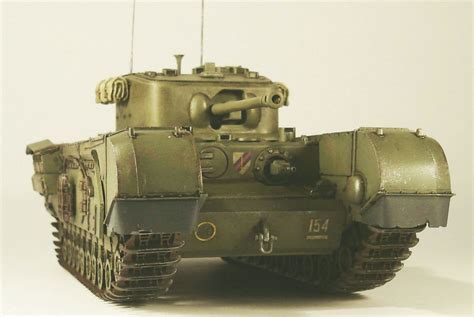 Achtung Modell Churchill Mk Vii Tamiya 135 Cz Ii