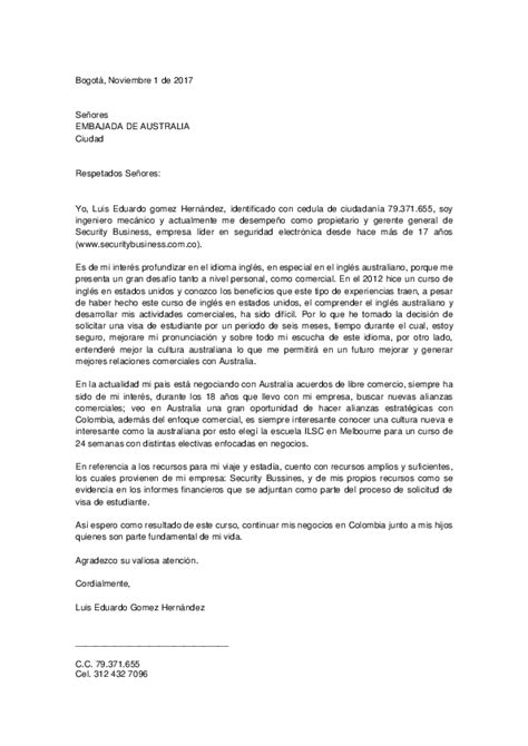Pdf Carta Explicativa Para Firmar Alvaro Valencia