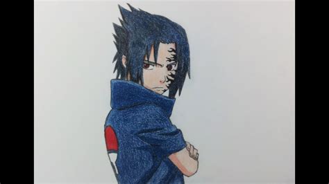 Drawing Sasuke Uchiha Youtube