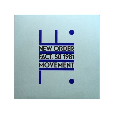New Order ‎ Movement Lp