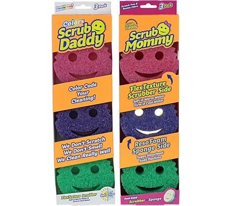 Set Of 6 Scrub Daddy And Scrub Mommy In Seasonal Colors Auto Delivery Page 1 —