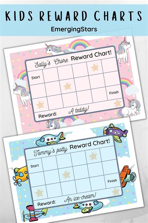 Reward Charts For Kids Behaviour Chart Potty Training Chore Chart