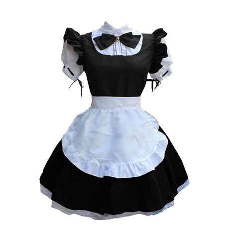 Buy Fans Us Womens Anime Maid Costume Cosplay French Apron Maid Dress