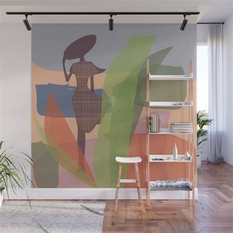 Abstract Girl Pro Wall Mural By Layla Oz Society6