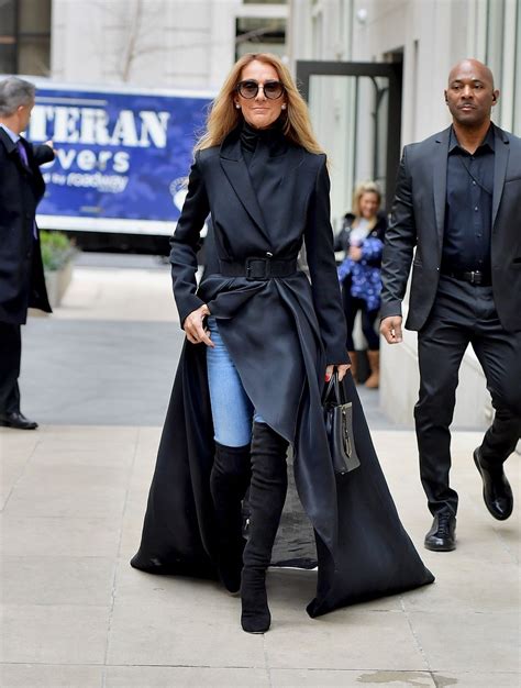 Toward the end of her show at barclays center in brooklyn on friday night. CELINE DION Out and About in New York 02/29/2020 - HawtCelebs