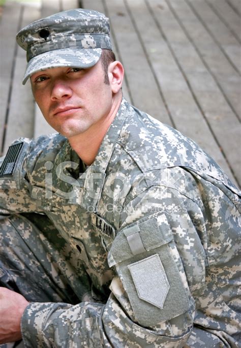 Young Military Man Stock Photo Royalty Free Freeimages