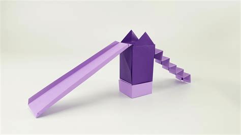 종이접기 미끄럼틀 접기 Origami Slide Origami Song Youtube
