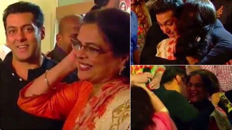 Flashback When Salman Khan Hugged Reema Lagoo On Meeting Her At An