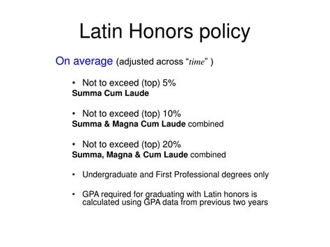 Ppt Umkc Latin Honors Powerpoint Presentation Free Download Id2992244