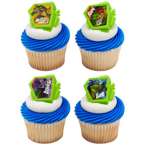 Teenage Mutant Ninja Turtles Power Up Cupcake Rings