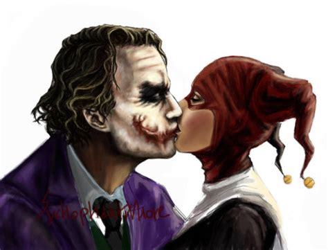 Mad Kiss The Joker And Harley Quinn Fan Art 24326580 Fanpop