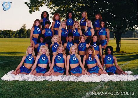 Th Anniversary Cheer Visual History Of The Colts Cheerleaders Uniform