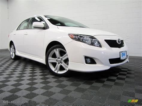 Check out the full specs of the 2009 toyota corolla sedan xrs, from performance and fuel economy to colors and materials. 2009 Super White Toyota Corolla XRS #70474532 | GTCarLot.com - Car Color Galleries