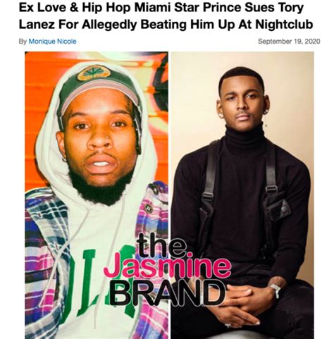Tory Lanez Agrees To Pay Love And Hip Hop Star Prince In Settlement