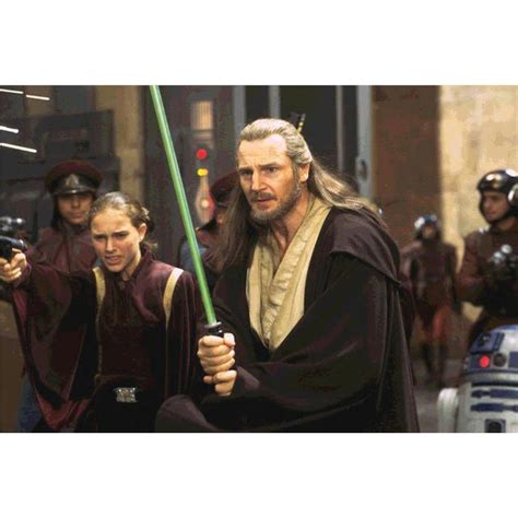 The phantom menace (1999), zeus in the remake of clash of the titans (2010). LIAM NEESON STUNT LIGHTSABER USED AS "QUI-GON JINN" IN ...