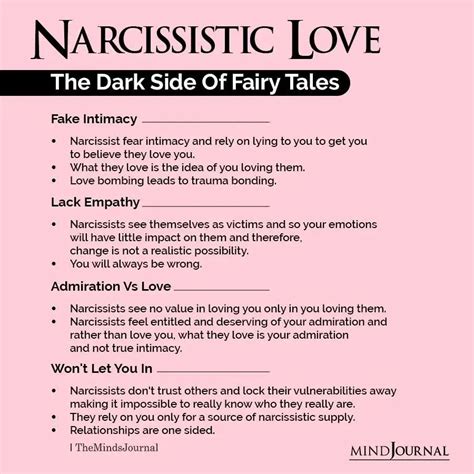 Narcissistic Love The Dark Side Of Fairy Tales In 2021 Narcissist