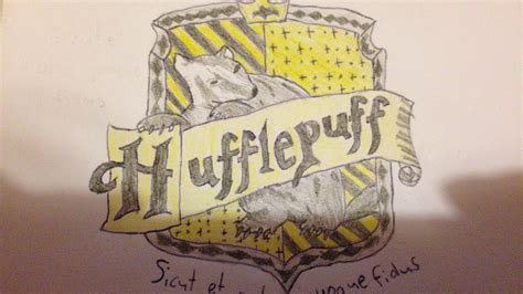 I don't know how many harry potter fans are still left, but here is a lesson that many will enjoy. Drawing the Hufflepuff Crest - YouTube