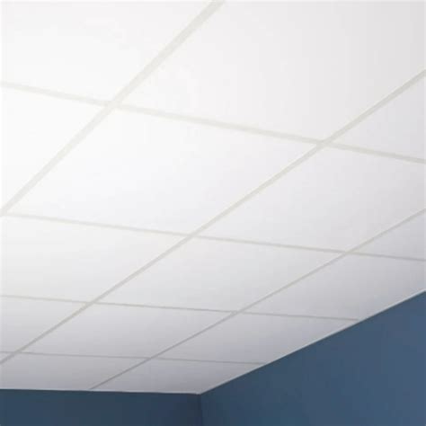 Soundsulate Sound Adsorbing Acoustical White Ceiling Tiles 24 X 24 X