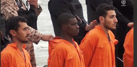 shocking video isis savages beheading twenty one coptic christians anonymous our voice