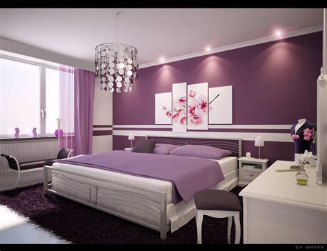 Secret Ice Purple And Grey Bedroom Ideas